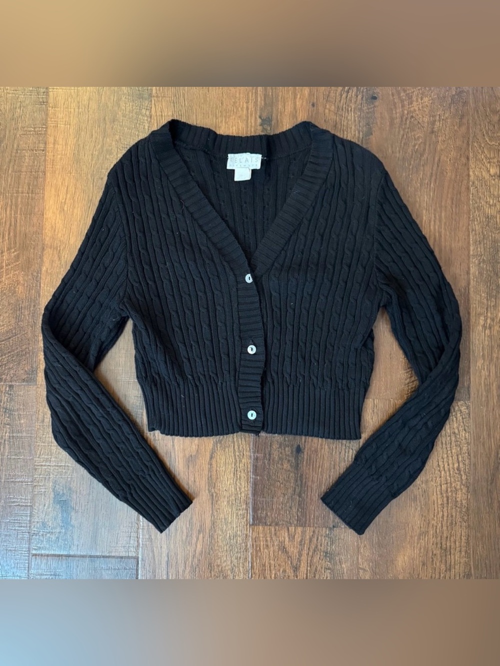 RELAIS Knitwear cable knit cardigan, size L